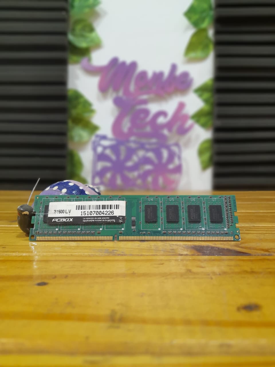 RAM DDR3 2gb 1600MHz Sin dicipador