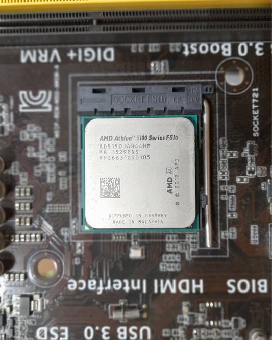 Combo AMD mother AM1M-A+ ATHLON 5100