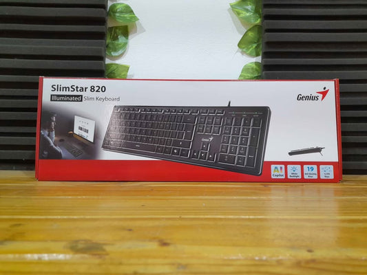 Teclado Genius iluminado Slim Star 820