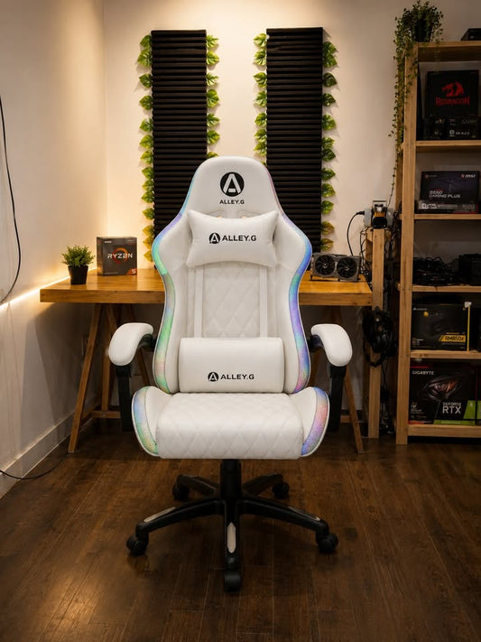 Silla Gamer RGB Blanca Engel