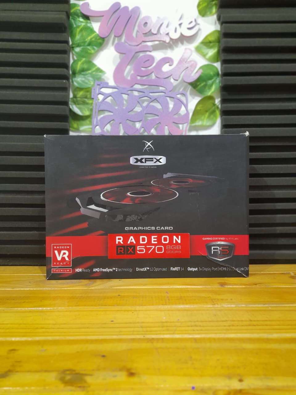Placa de video RX 570 8Gb XFX Fullbox