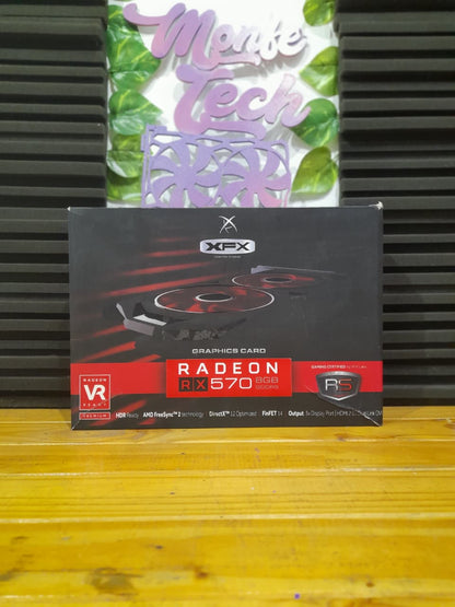 Placa de video RX 570 8Gb XFX Fullbox