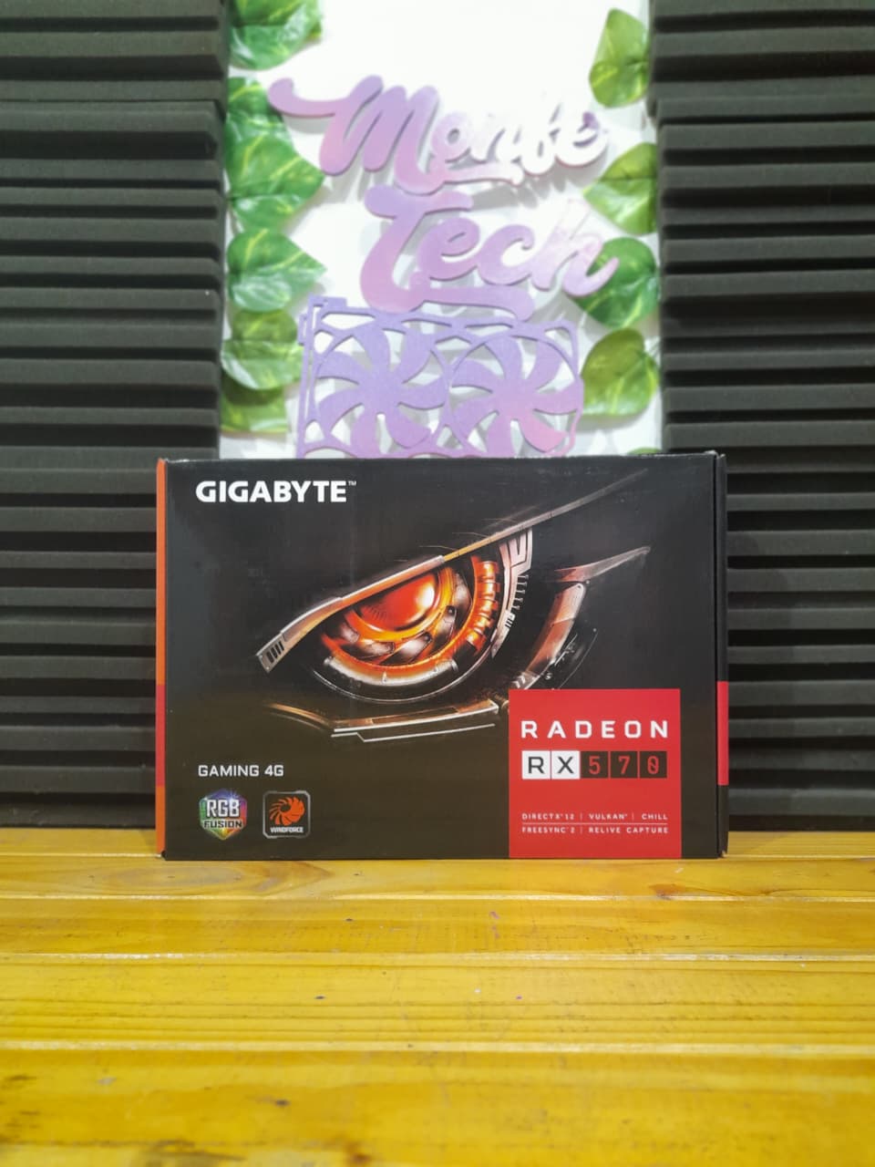 Placa de video RX 570 4Gb Gigabyte Fullbox