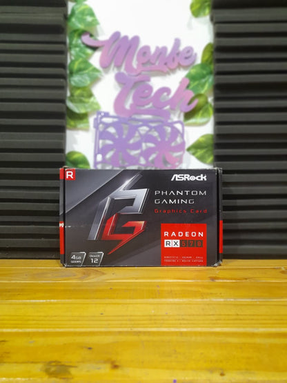 Placa de video RX 570 4gb Phantom Gaming Fullbox