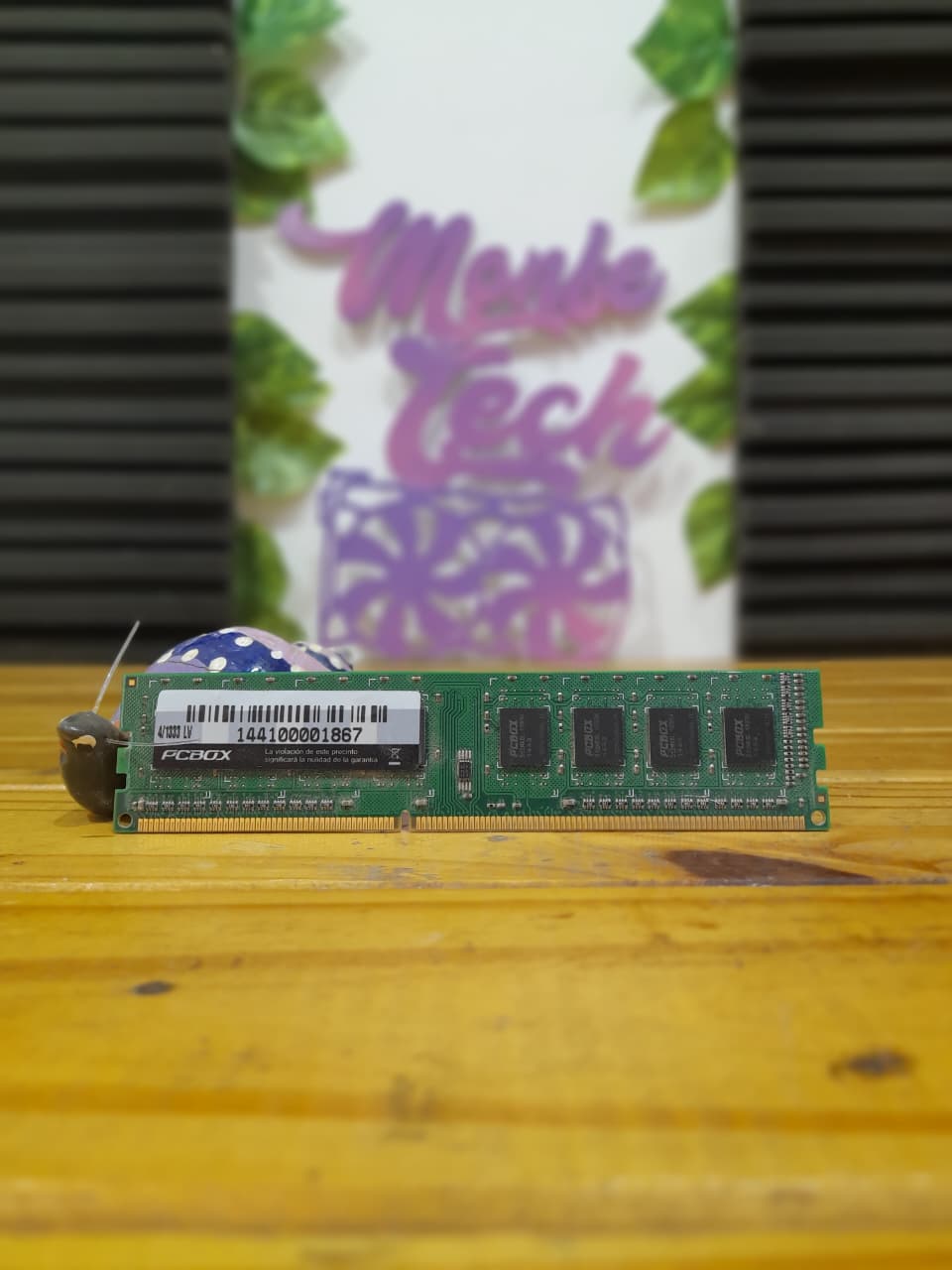 RAM DDR3 4Gb 1333MHz Sin dicipador