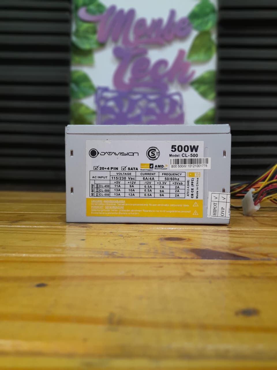 Fuente de poder DataVision 500w