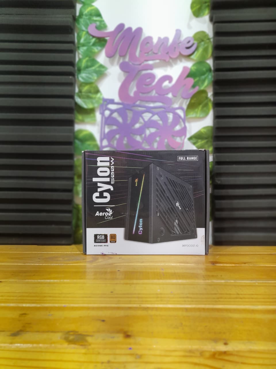 Fuente de Poder Aerocool RGB 500W 80+ Fulbox